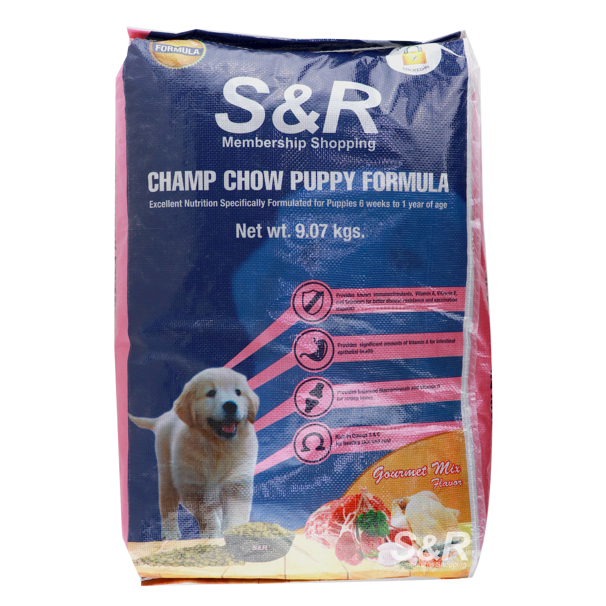 S&R Champ Chow Puppy Formula Dry Dog Food 9.07kg